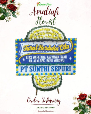 Papan Bunga Duka di Jatikramat