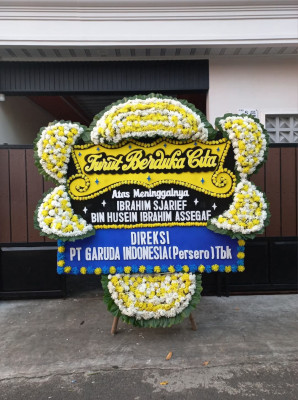 Papan Bunga Duka di Jatikramat